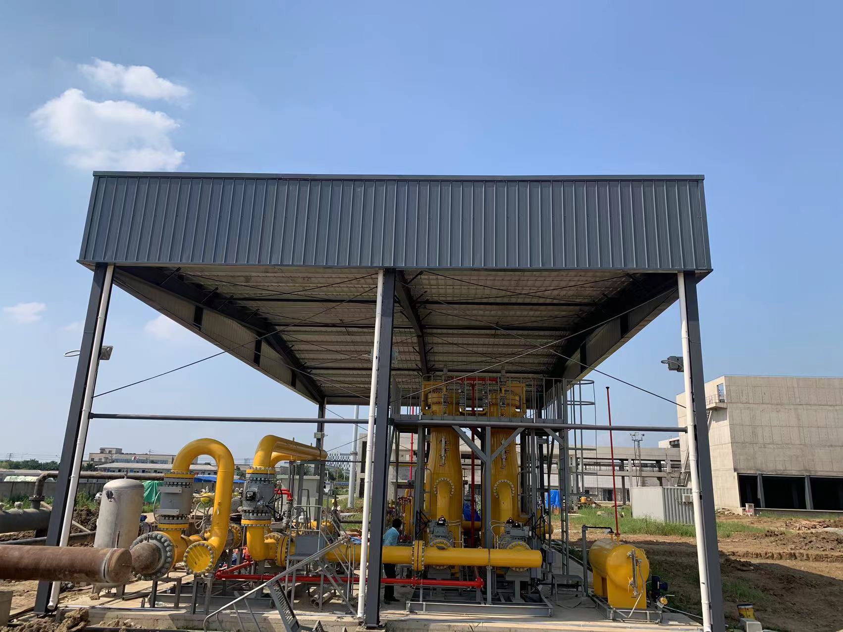 江蘇鎮(zhèn)江電廠調(diào)壓站雨棚項(xiàng)目